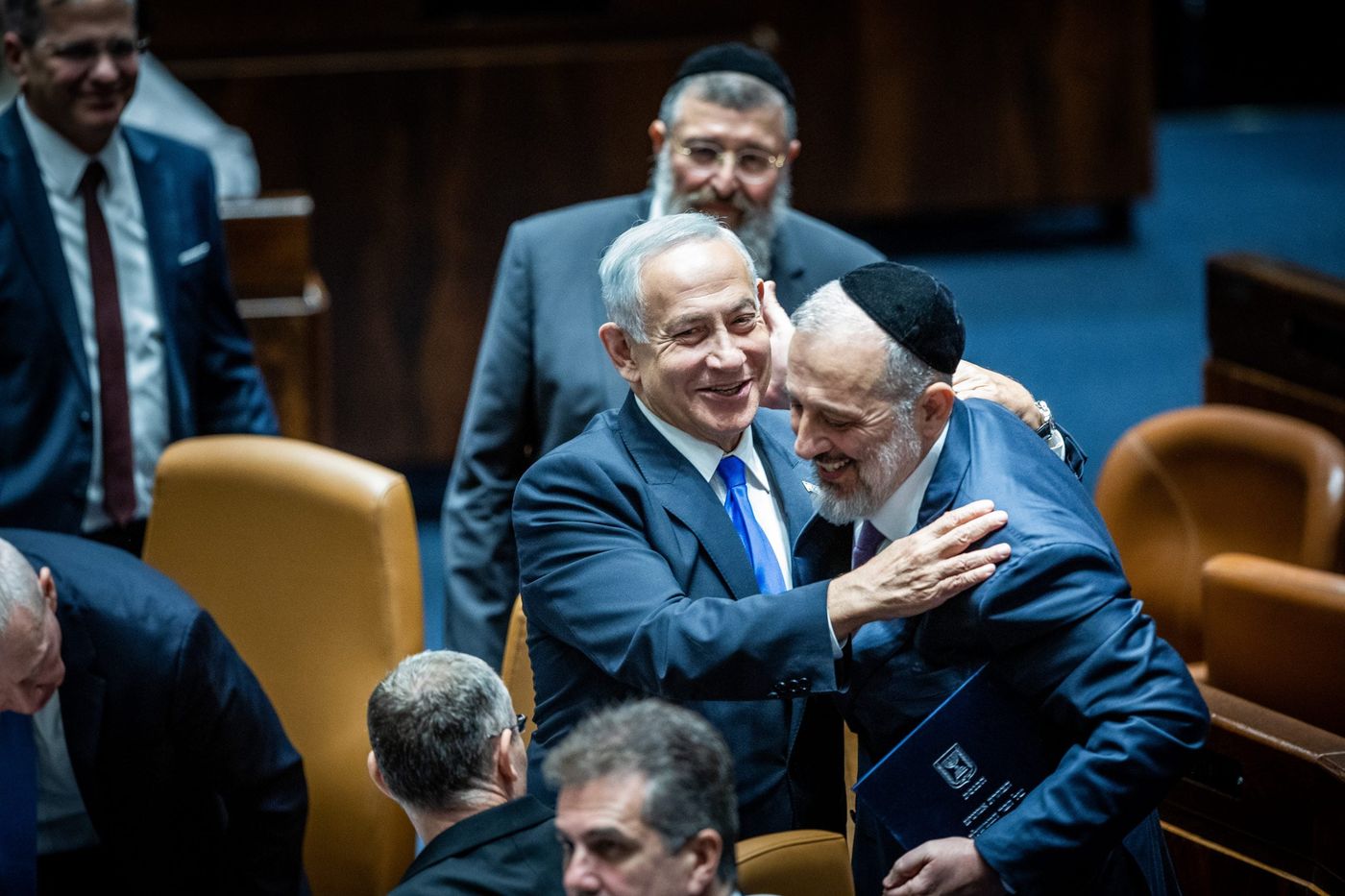 דרעי ונתניהו במליאה