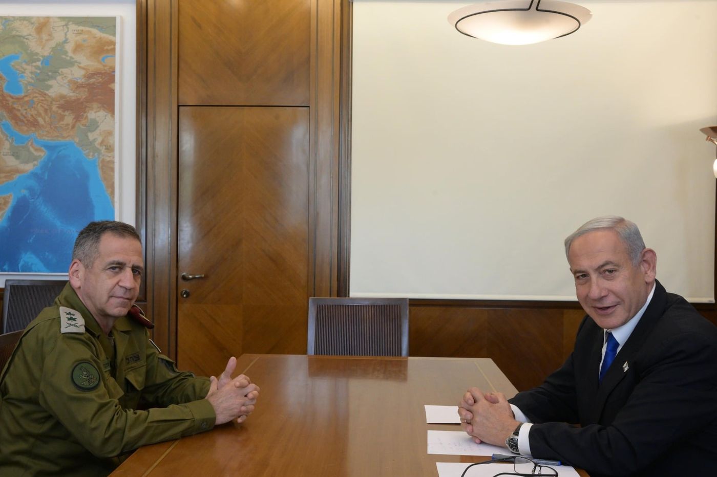 נתניהו נפרד מהרמטכ"ל: תודה על 40 שנות שירות