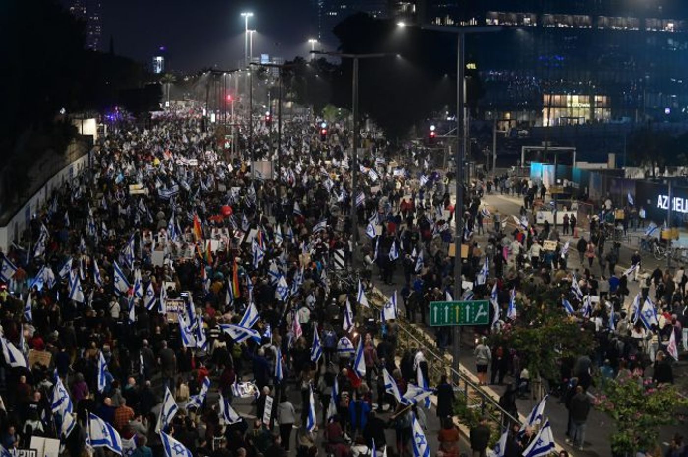 חלק מהמשתמשים בהפגנה