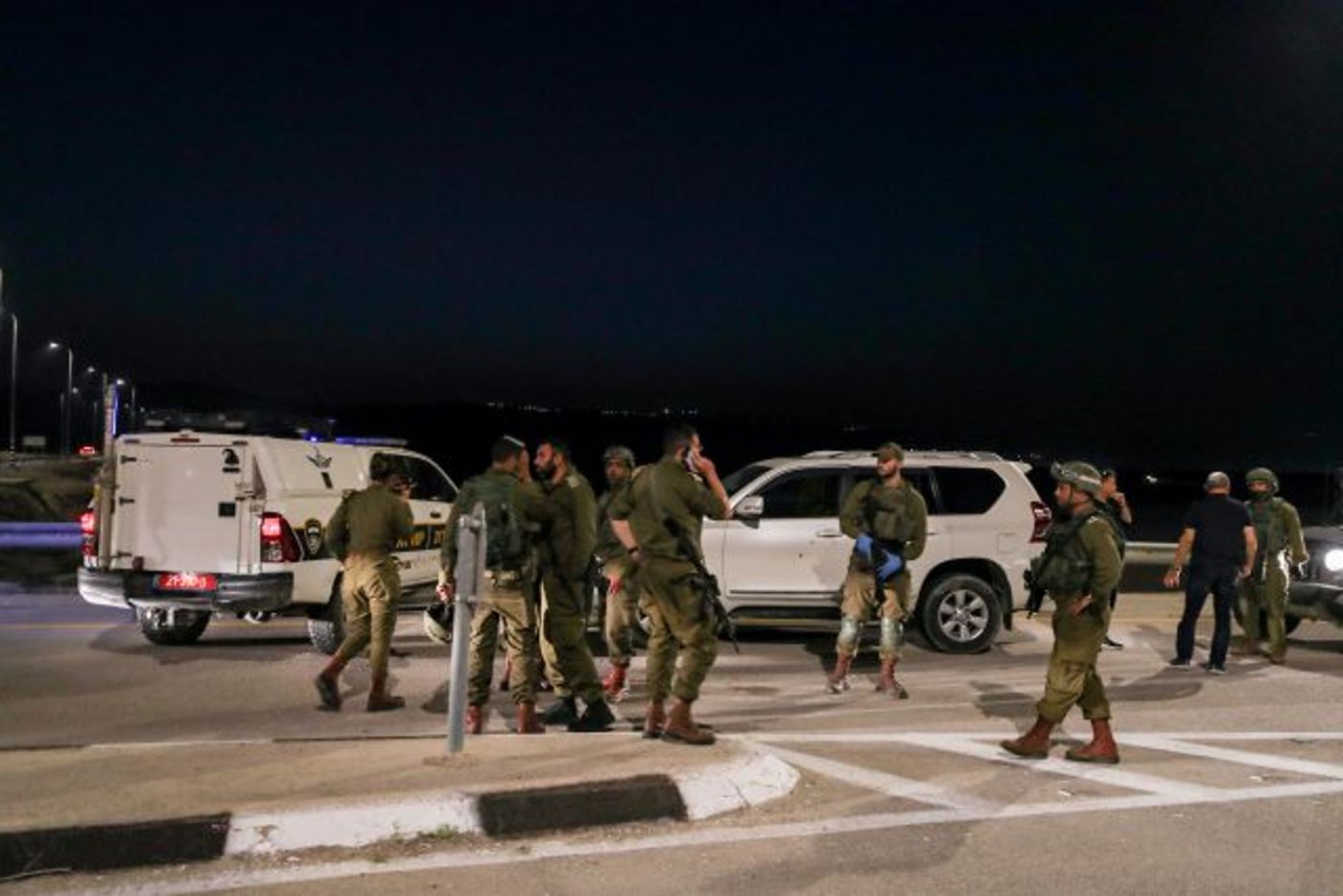 כוחות הביטחון בזירה