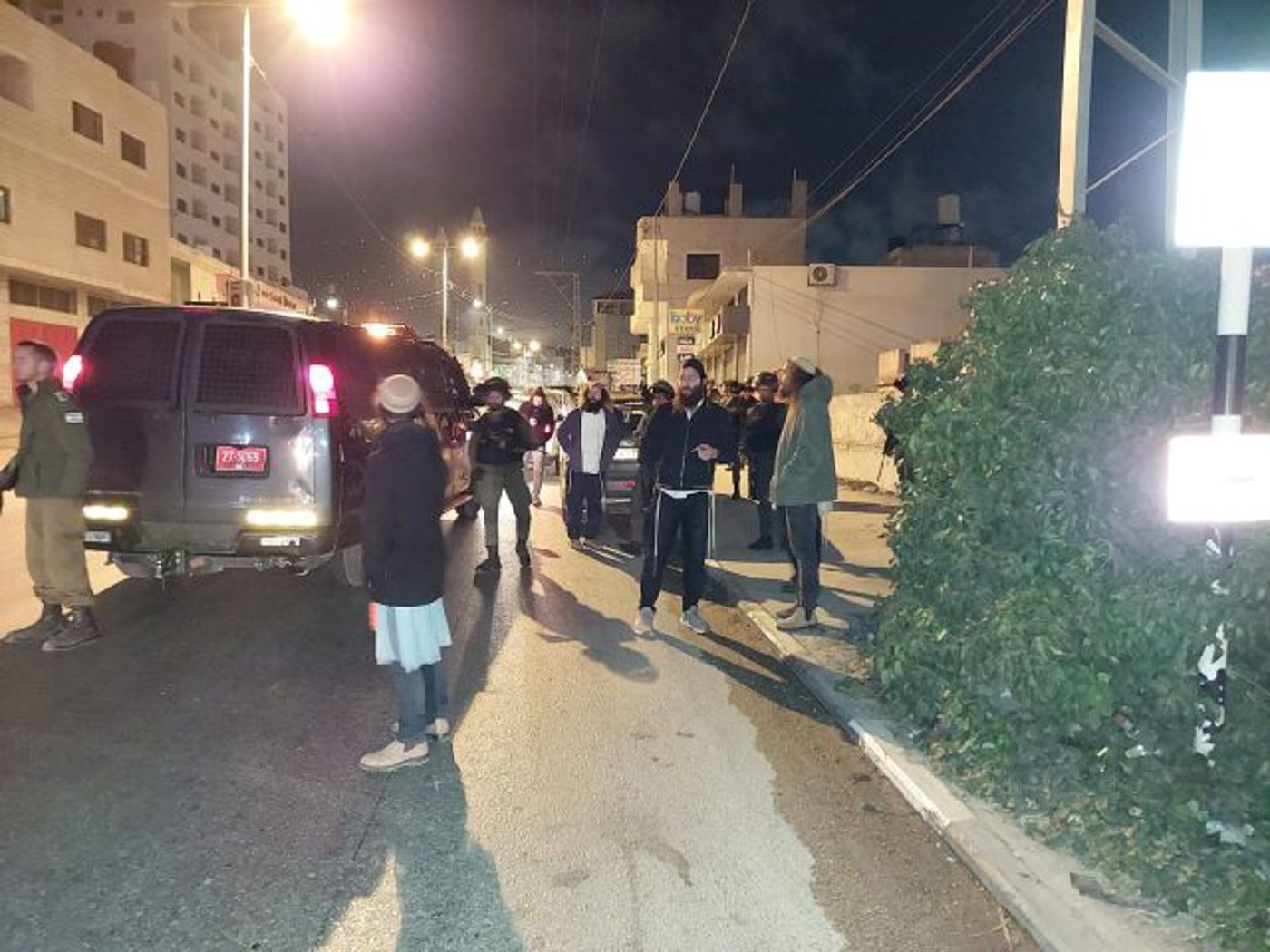 הפגנת תושבים יהודים בחווארה