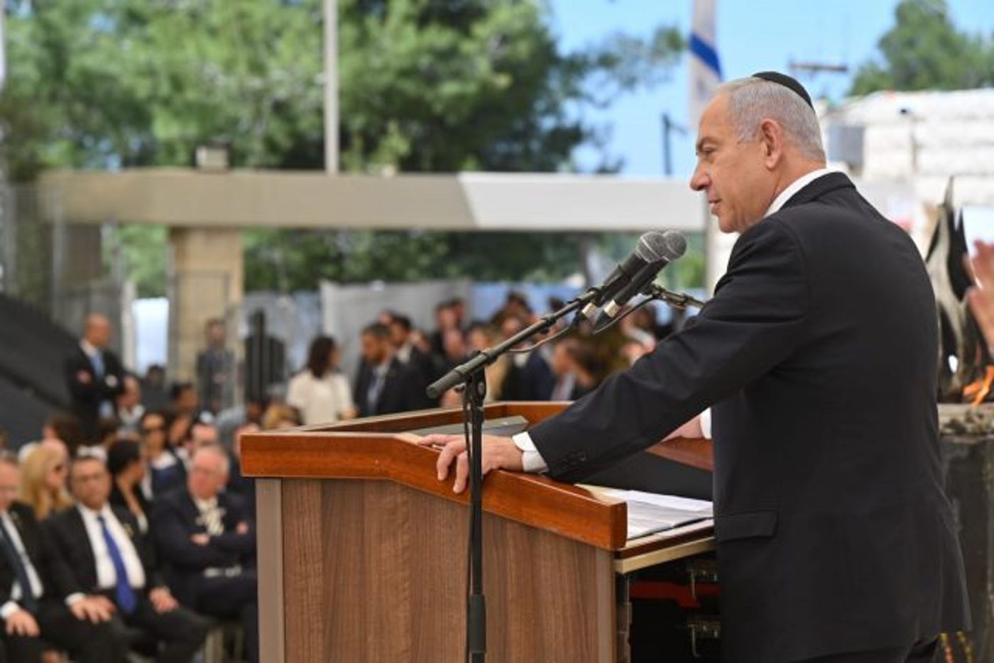 נתניהו בטקס חללי האיבה: "לעולם לא תשברו אותנו"