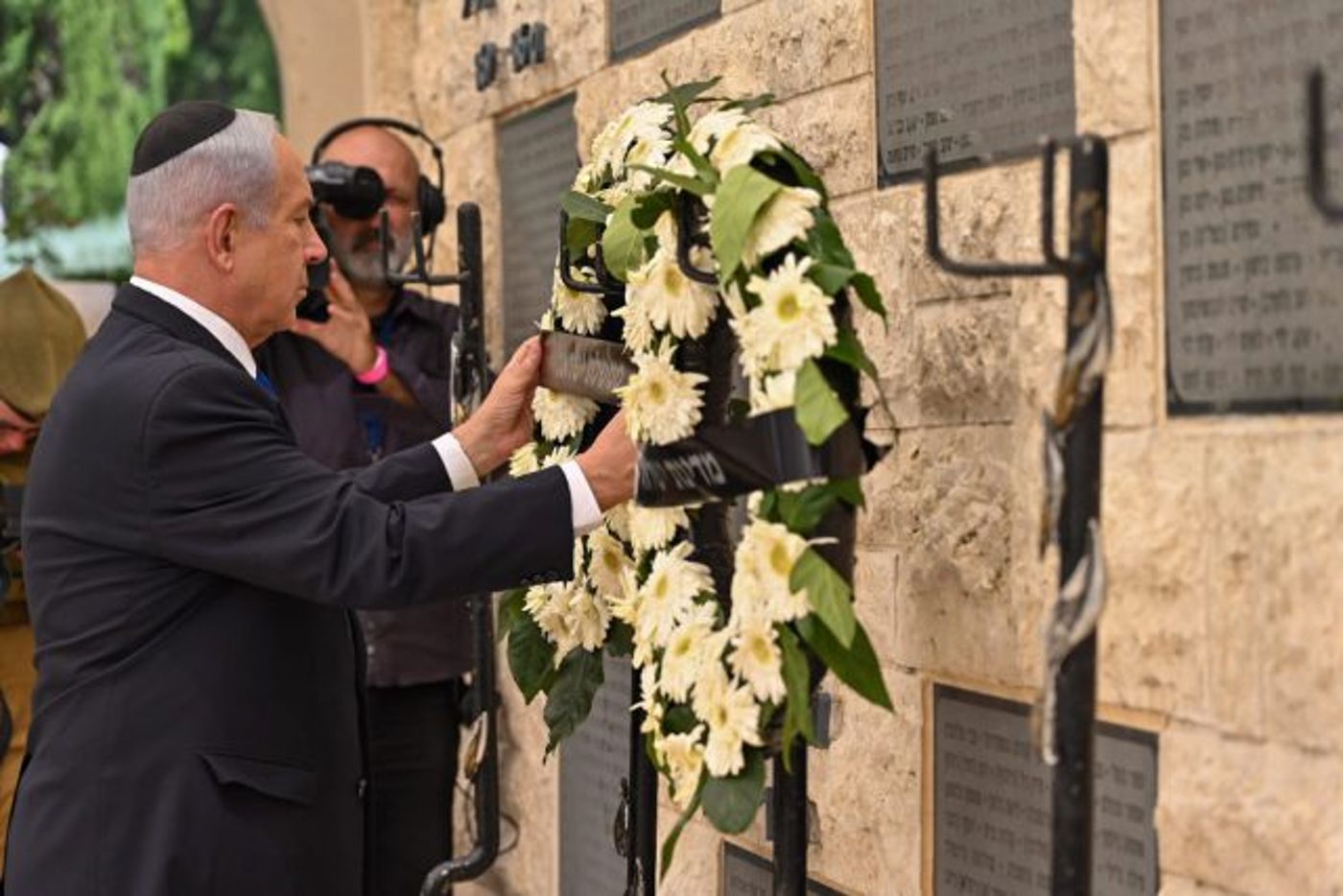 נתניהו בטקס חללי האיבה: "לעולם לא תשברו אותנו"