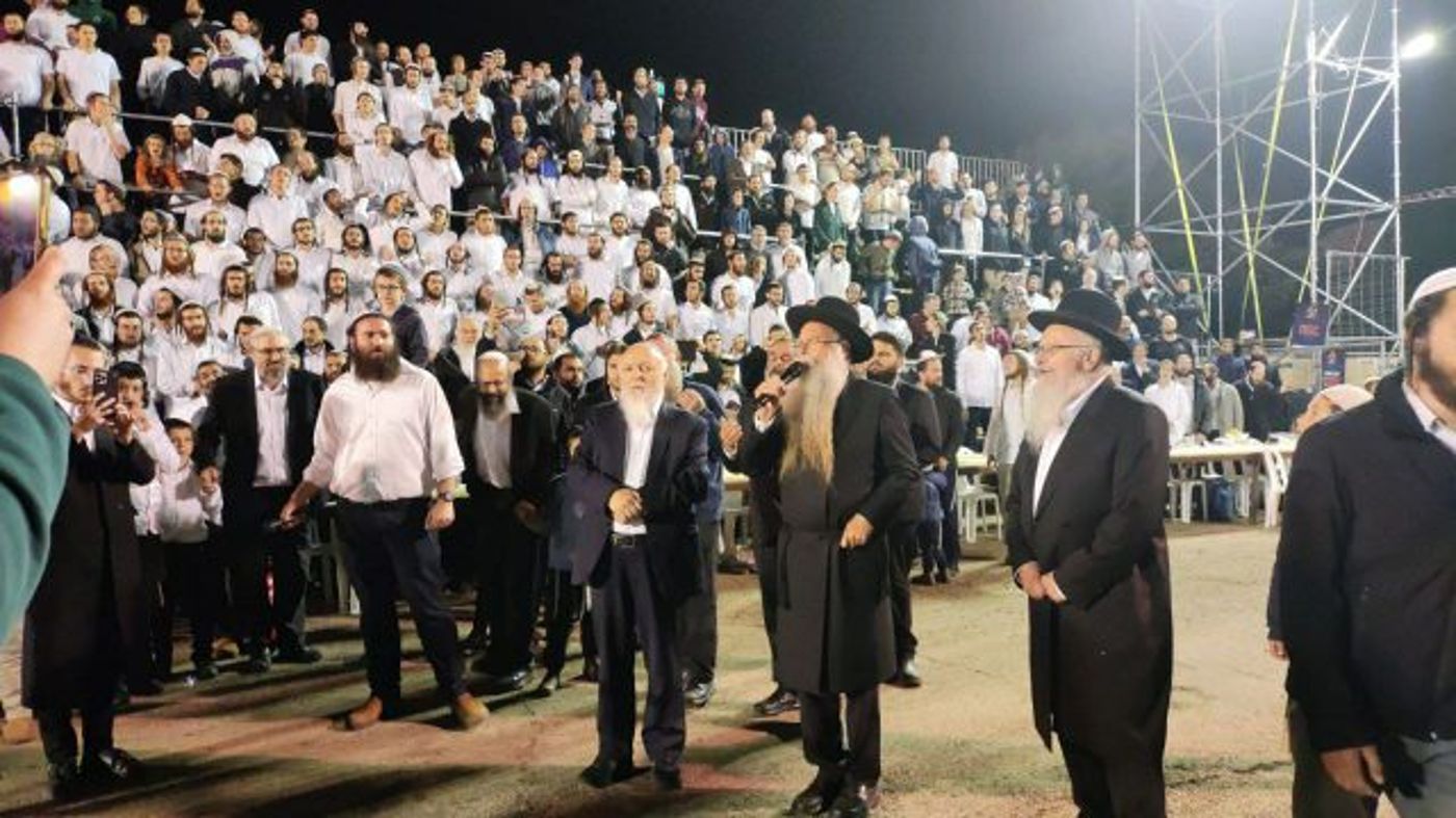 הדלקת מדורה של הציונות הדתית ישיבת בני עקיבא במירון 