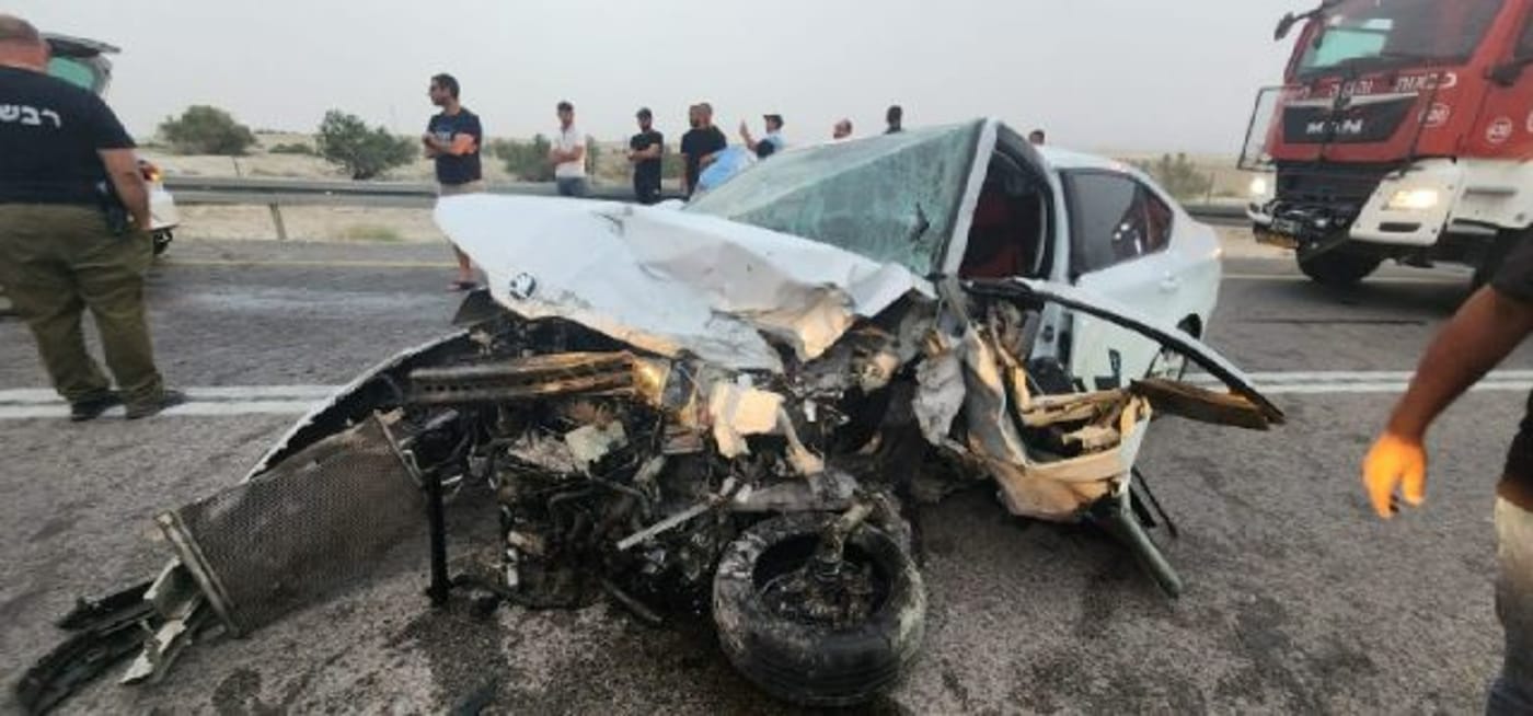 שני הרוגים בתאונה קטלנית סמוך לצומת הערבה
