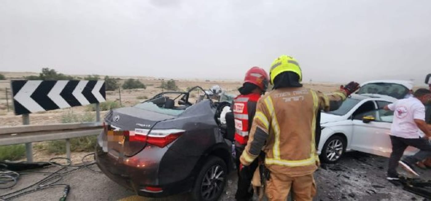 שני הרוגים בתאונה קטלנית סמוך לצומת הערבה