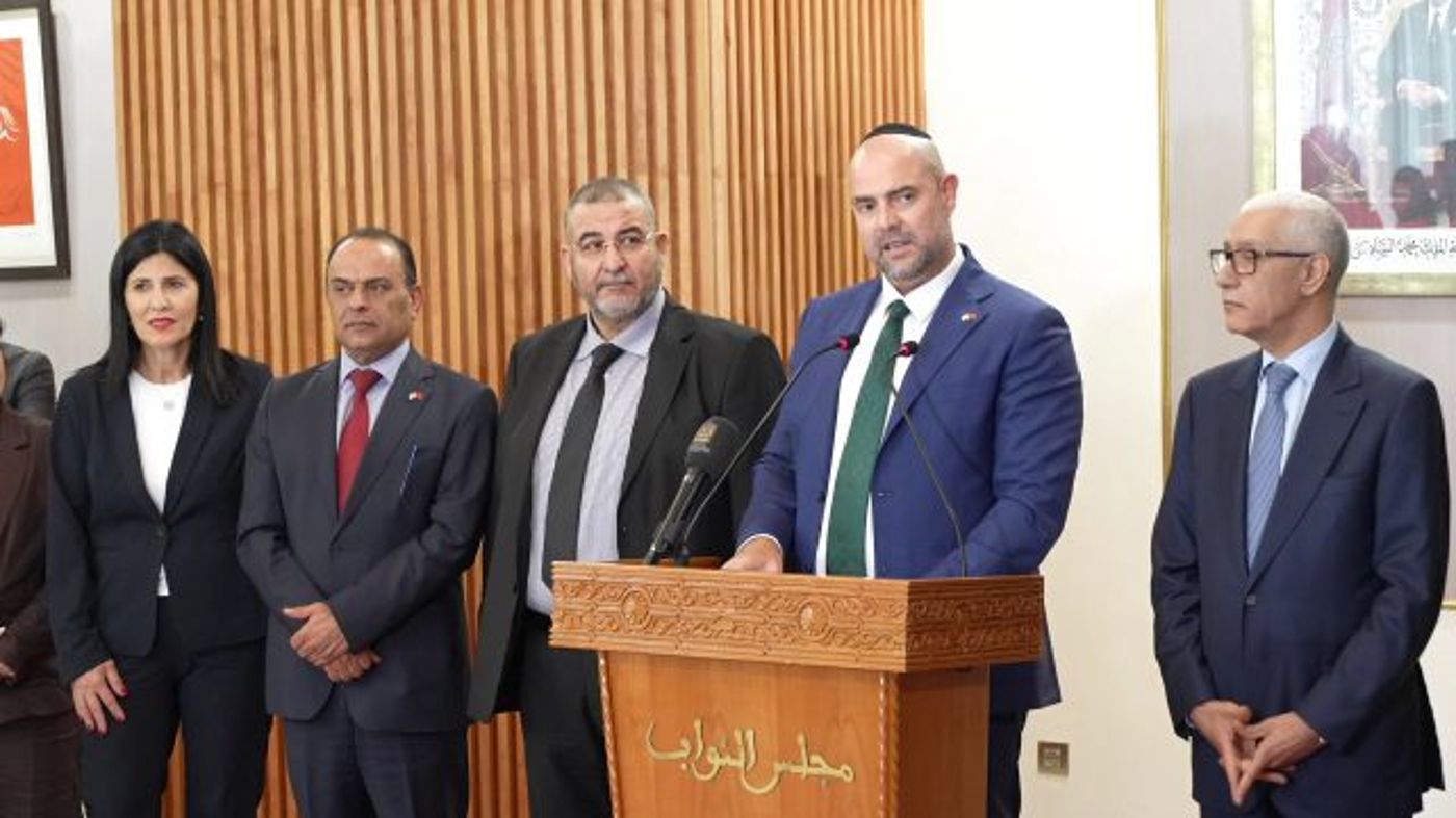 אמיר אוחנה בפרלמנט המרוקאי: "רגע היסטורי"