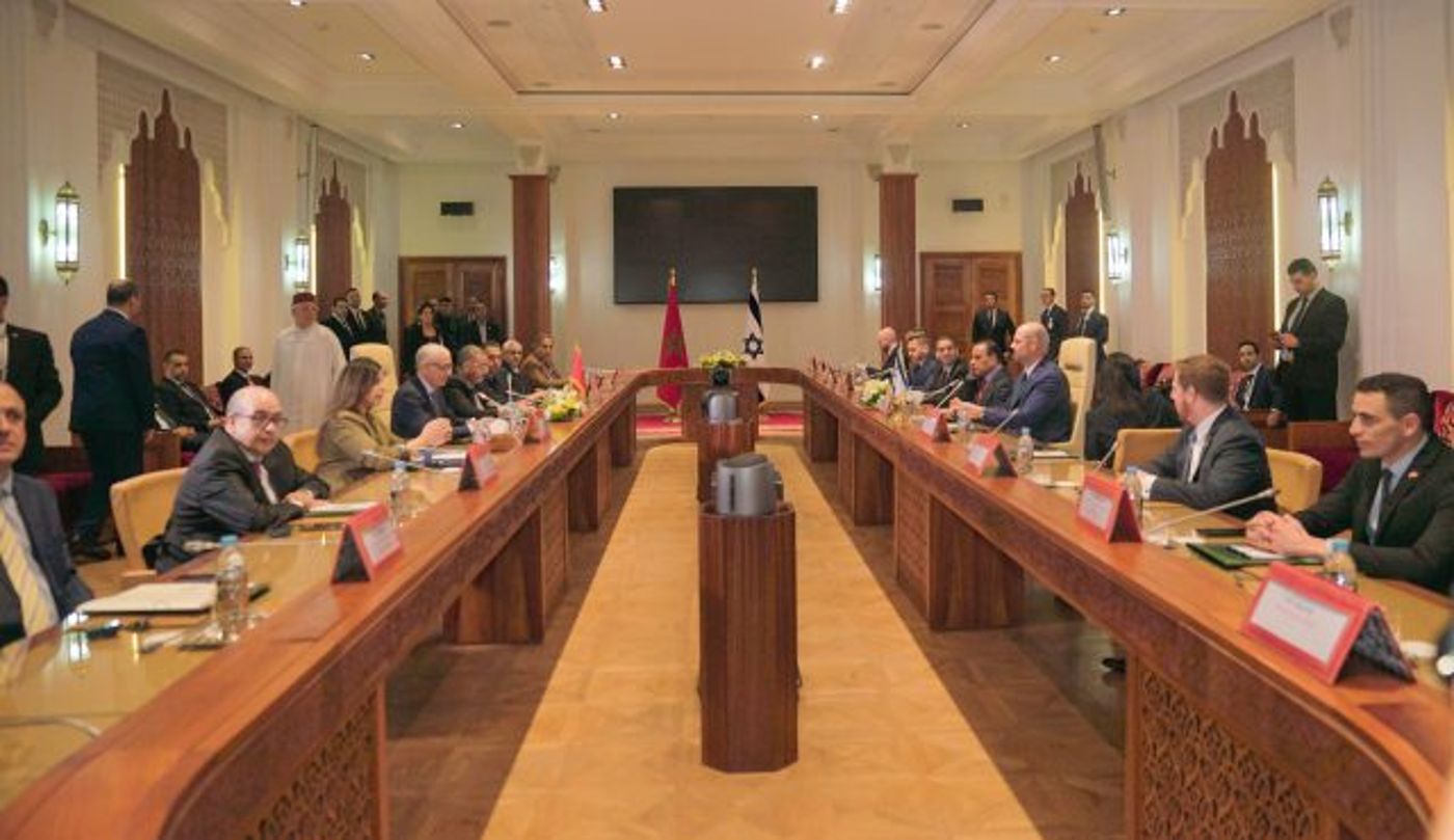 אמיר אוחנה בפרלמנט המרוקאי: "רגע היסטורי"
