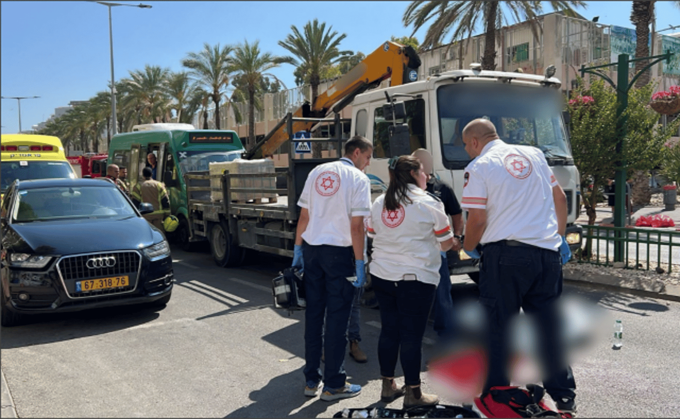 התאונה הבוקר. קרדיט