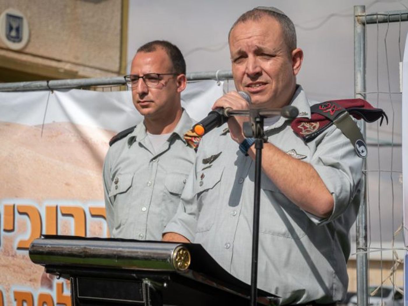 האלוף טולדנו (מימין). (צילום דובר צה"ל)