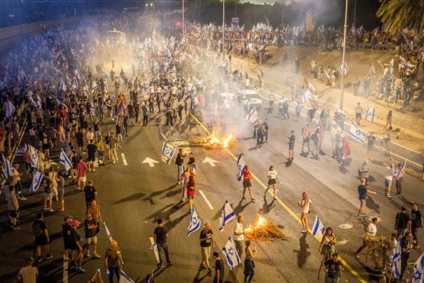 ההתפרעויות בתל אביב, אמש