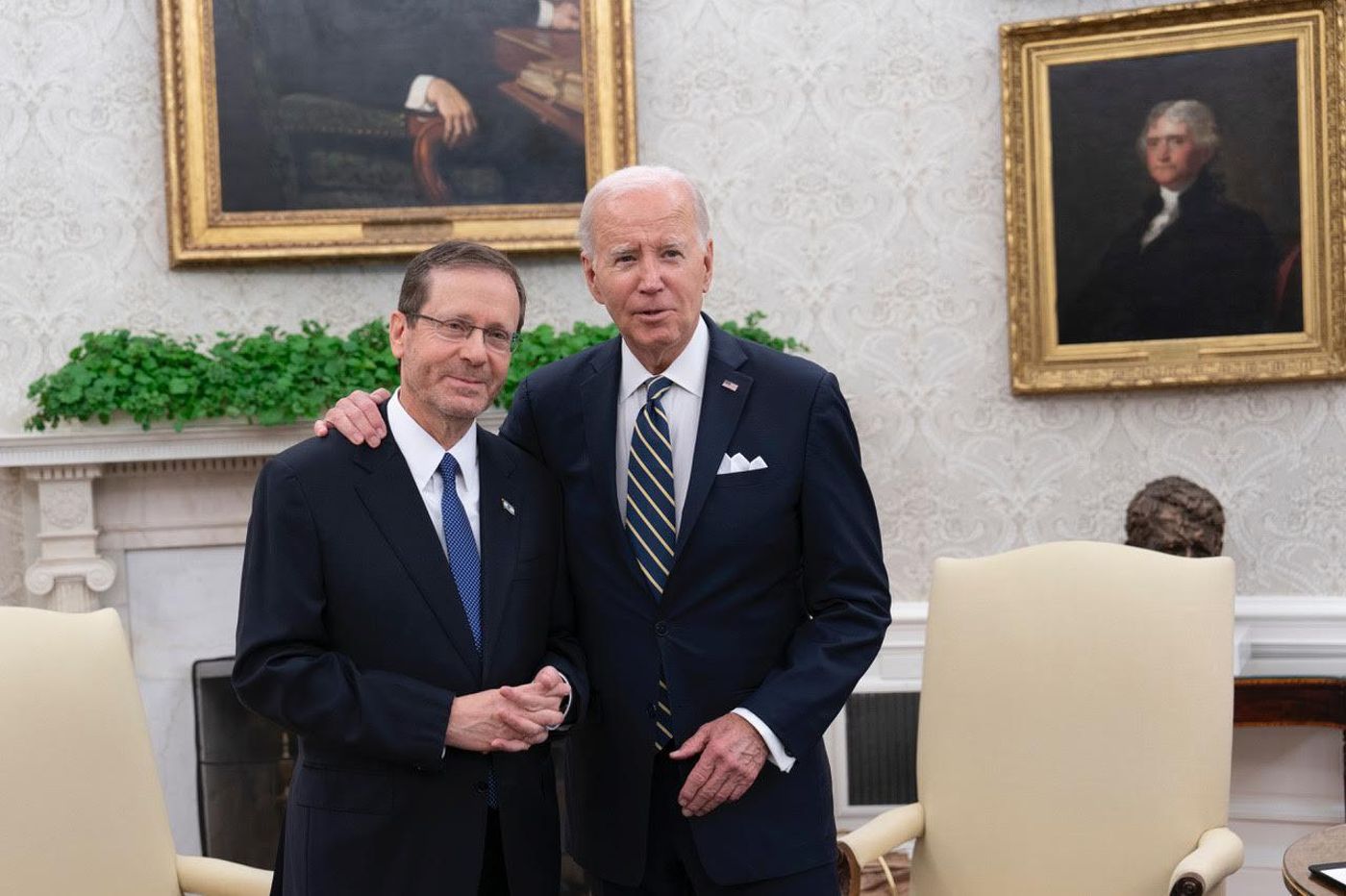 הרצוג נפגש עם ביידן: "המחויבות לישראל איתנה"