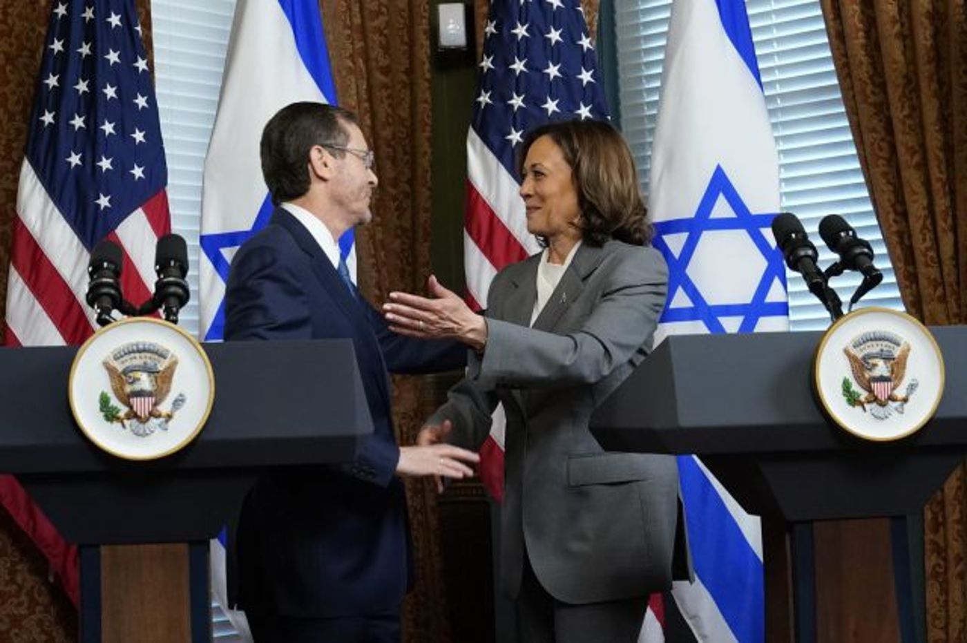 הרצוג וסגנית הנשיא נפגשו והציגו יוזמת אקלים משותפת