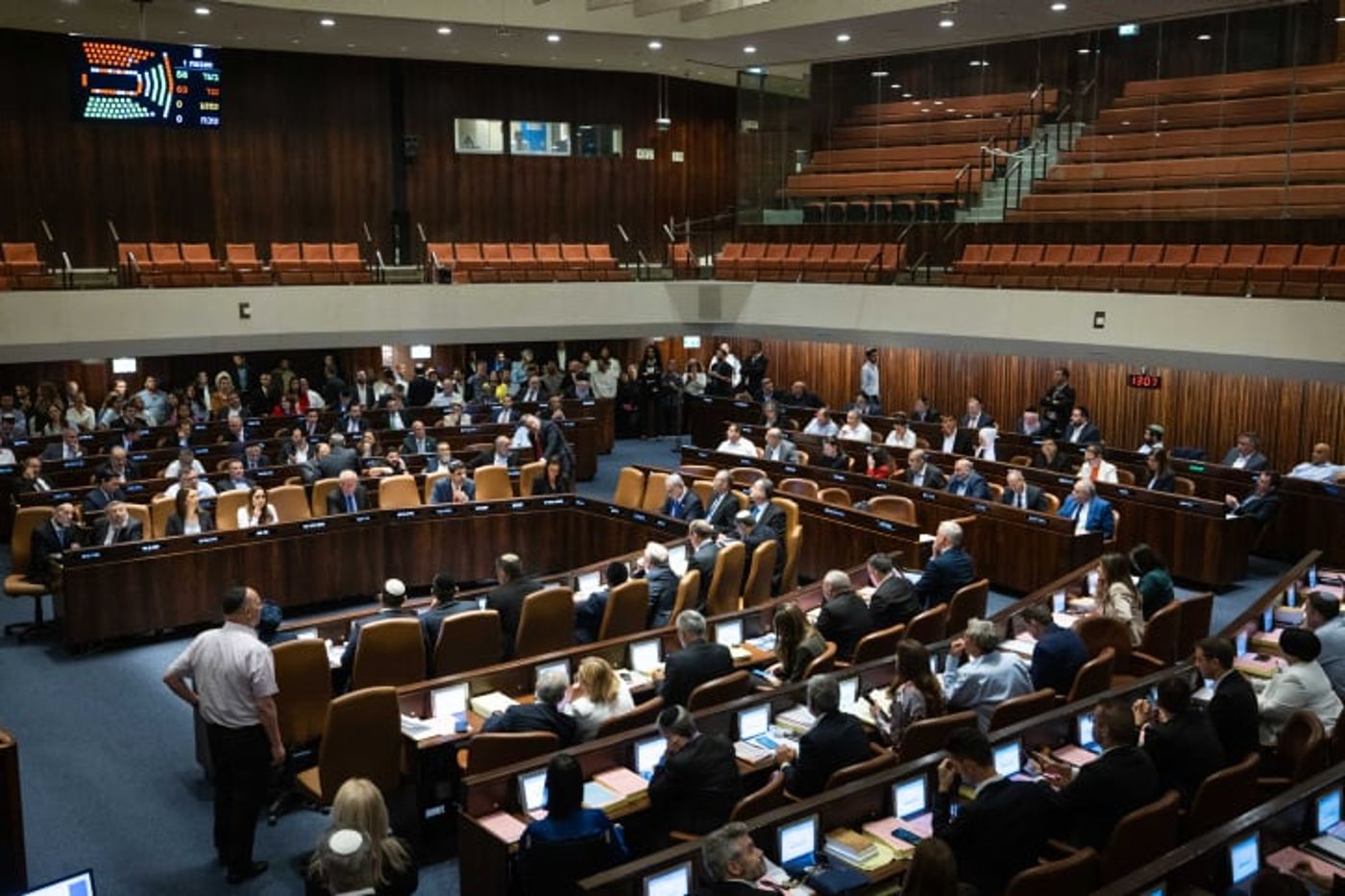 בהצבעה הסופית: האופוזיציה נטשה. צפו