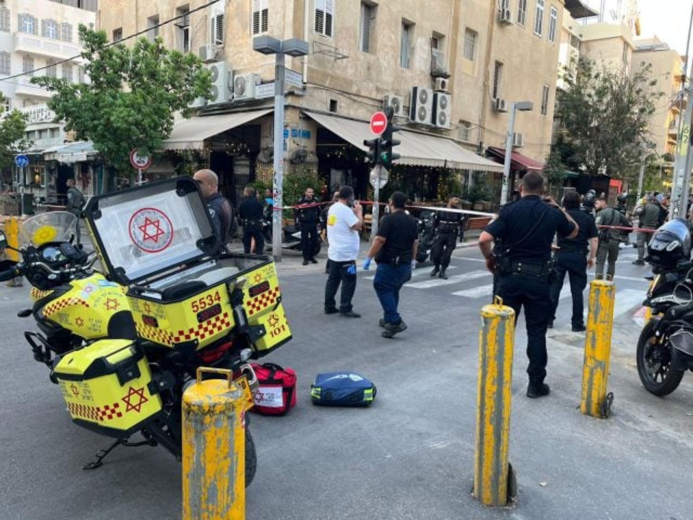 פיגוע ירי בתל אביב: אדם אחד נפצע באורח אנוש