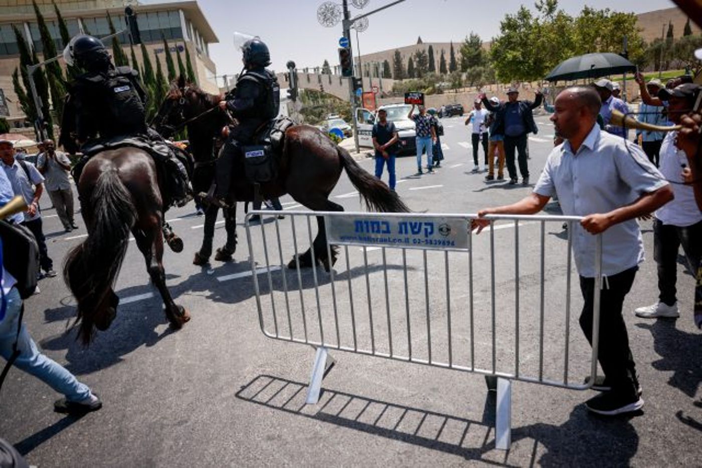 ברקע המלחמה באתיופיה: בני העדה הפגינו בירושלים