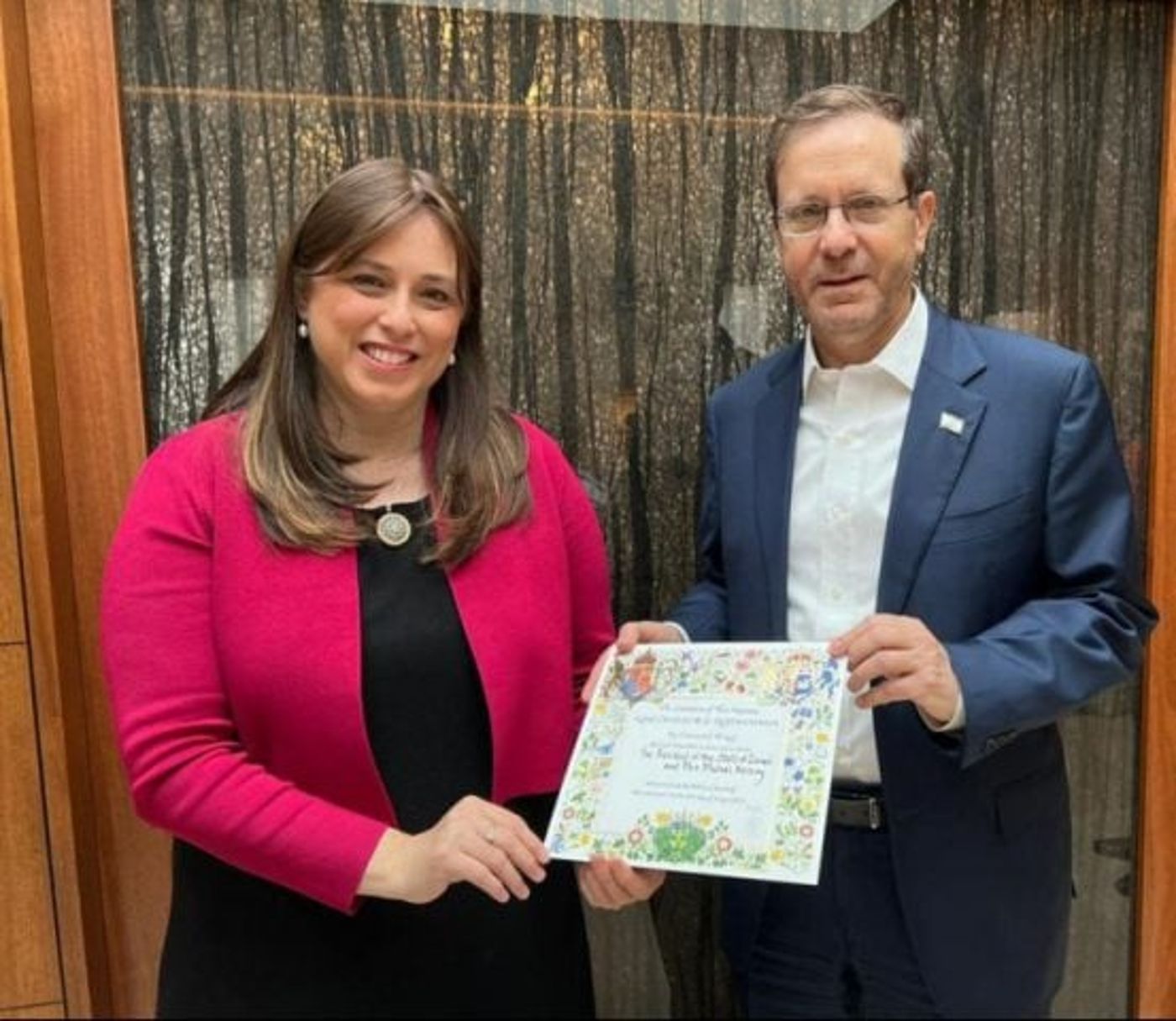 הרצוג, רוצה להזמין את המלך לביקור בארץ
