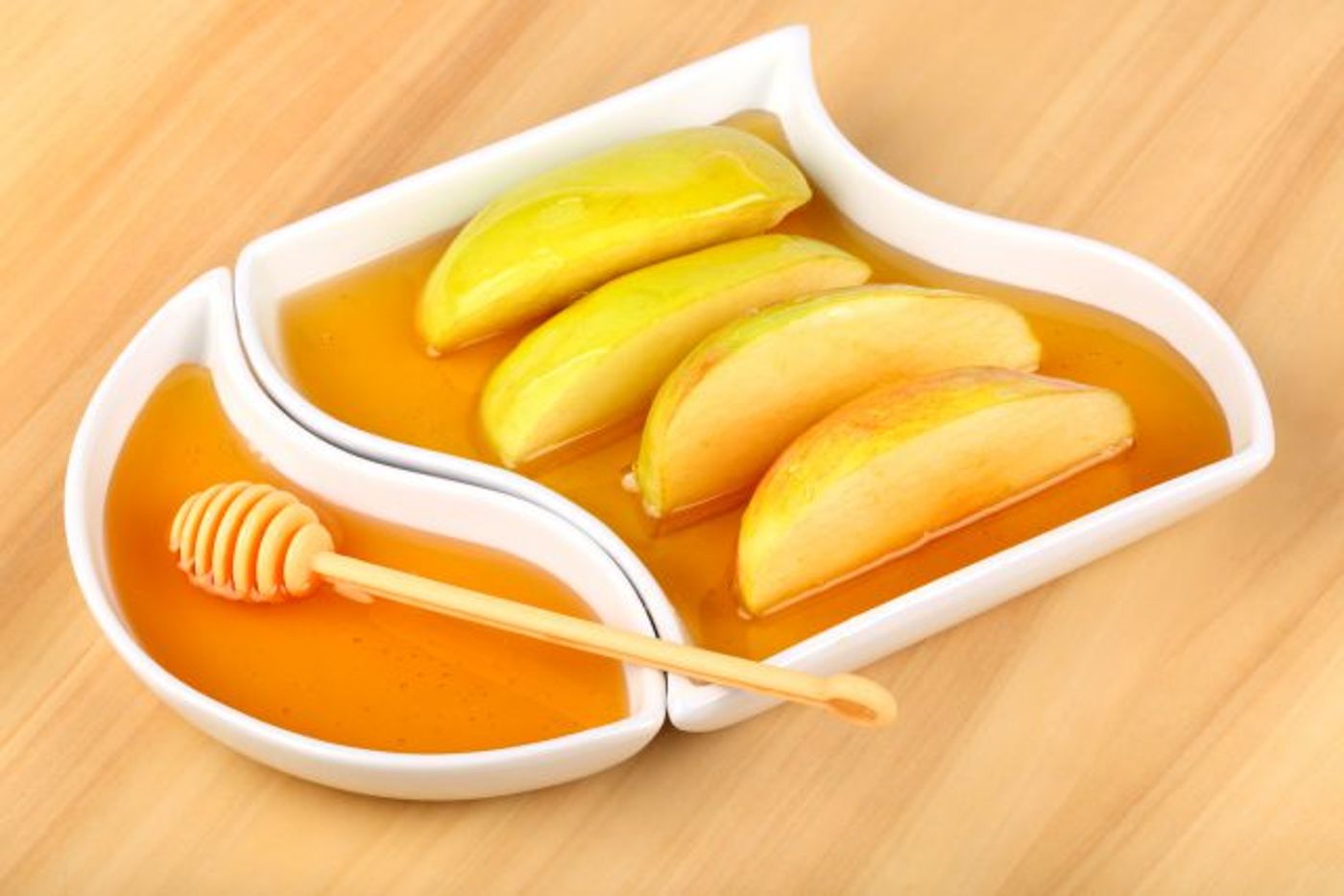 עדיף לצרוך יחדיו. תפוח בדבש