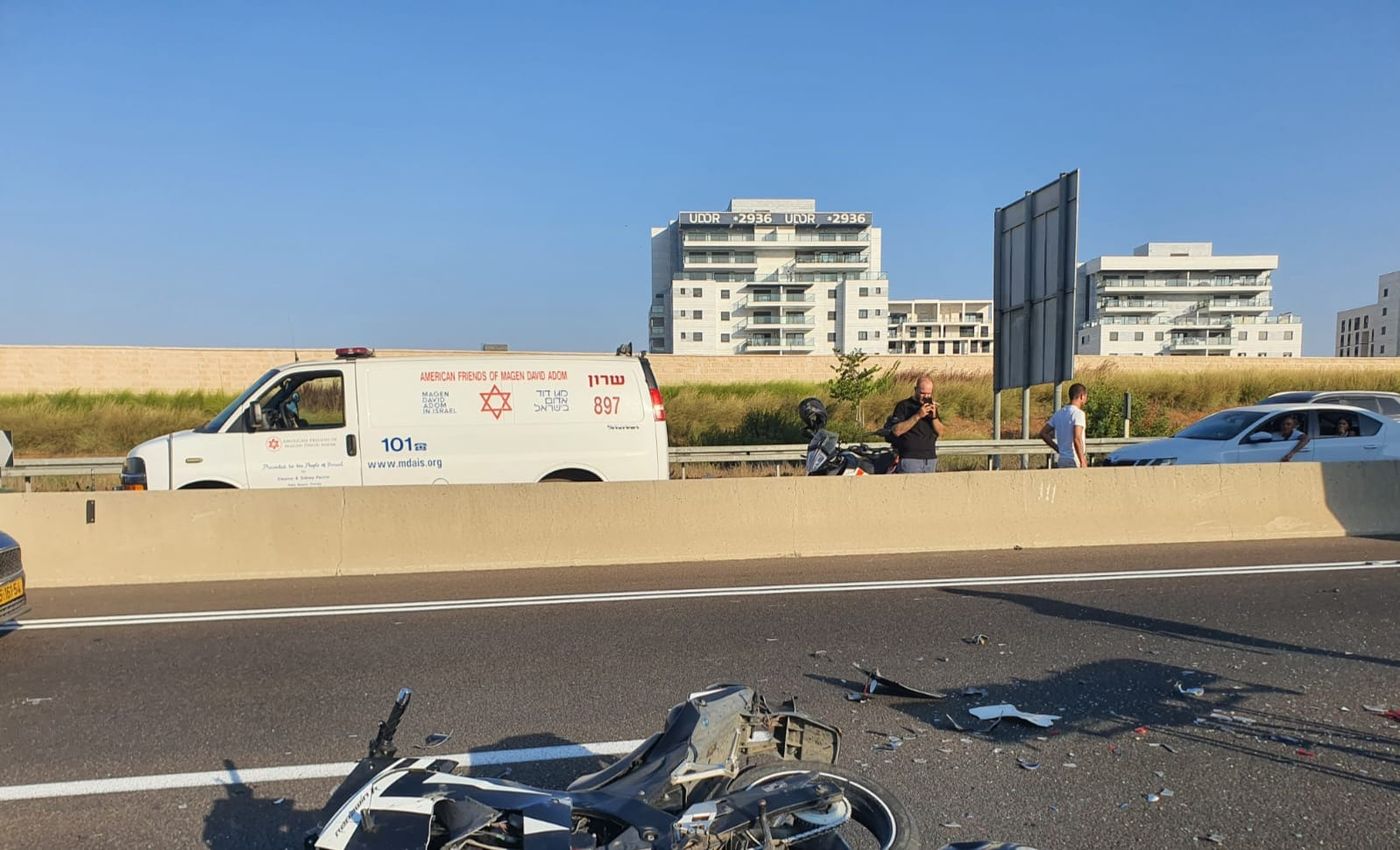שני פצועים בתאונה סמוך לקיסריה, בהם אחד קשה