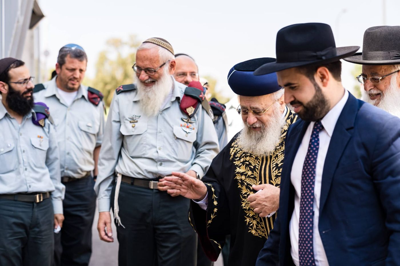 הרבנות הצבאית אירחה את הרב יצחק יוסף: 'זכות גדולה'