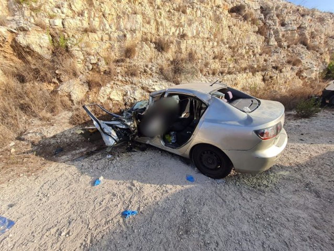 תאונת דרכים בשומרון בין מיניבוס למכוניות פרטיות