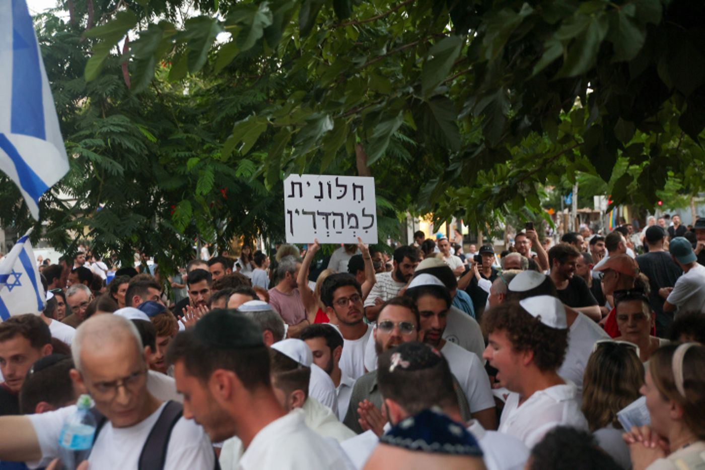גינוי מפתיע לפיצוץ התפילה בתל אביב
