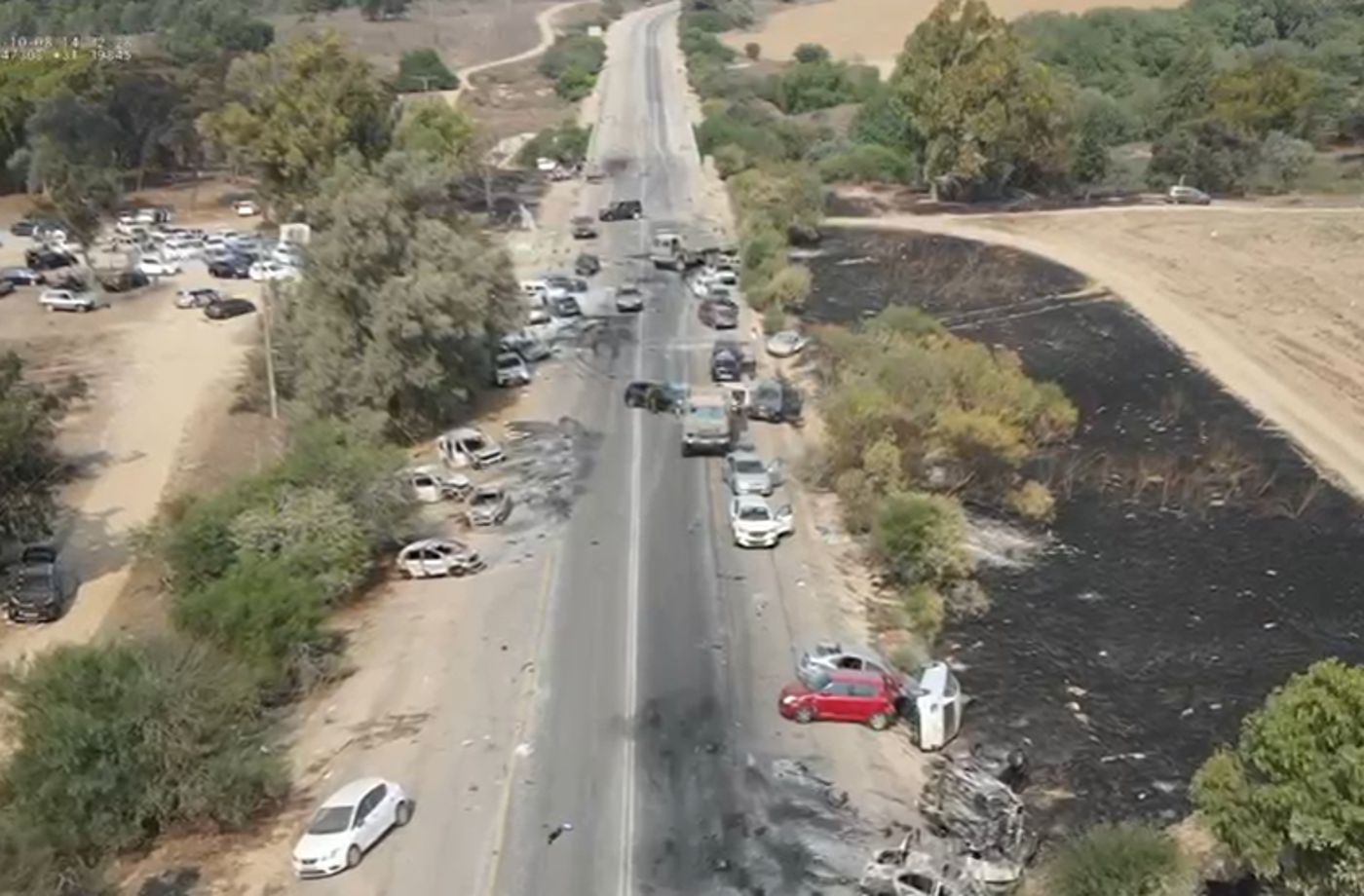 תיעוד:כך נראה האתר ברעים בו נערך הטבח של חמאס