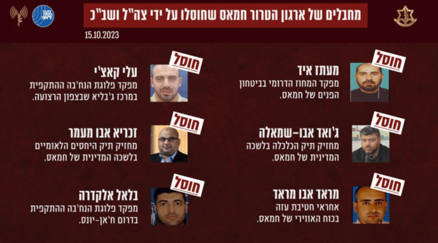 הבכירים שחוסלו