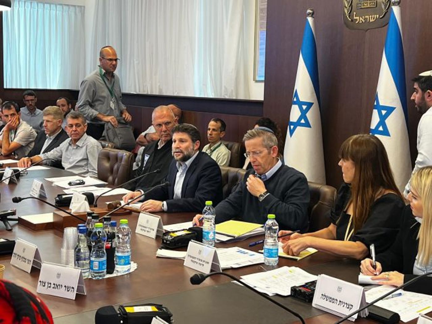 סמוטריץ' בישיבת הקבינט החברתי כלכלי