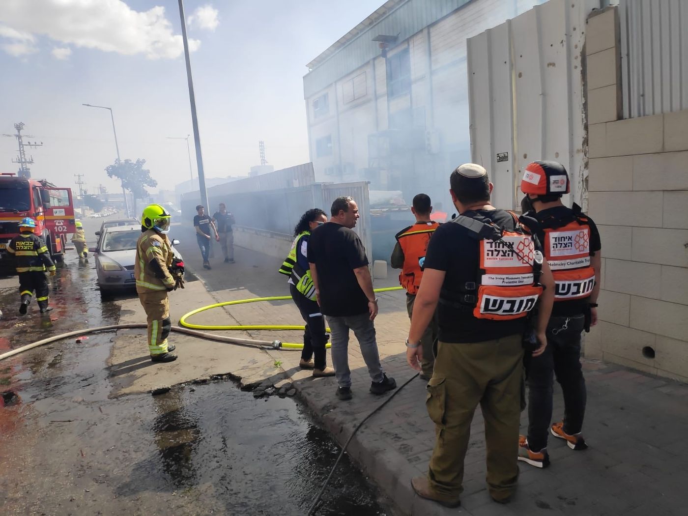 רקטה פגעה במפעל באשקלון, אין נפגעים