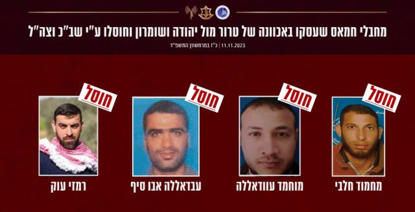 חוסלו עשרות מחבלים מעזה שקידמו פיגועים ביו"ש