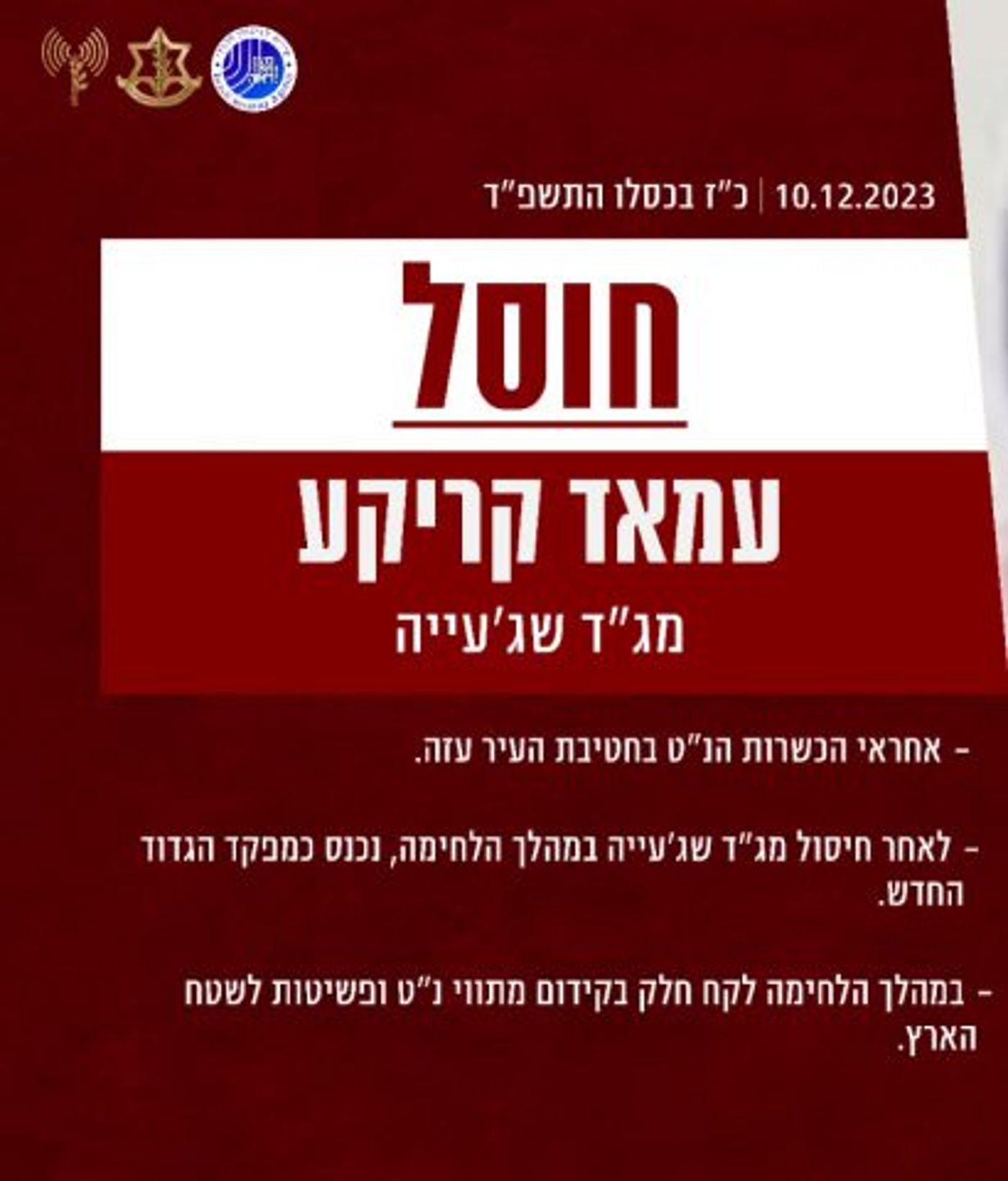 צה"ל ושב"כ חיסלו את המחליף של מג"ד שג'עייה