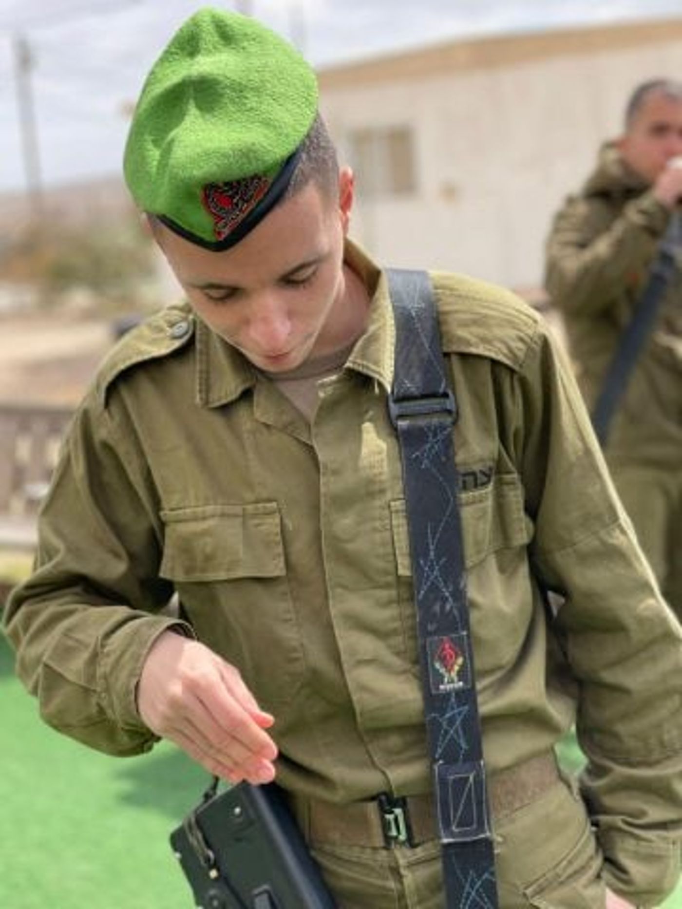 טל לוי בשירותו הצבאי (באדיבות המשפחה)