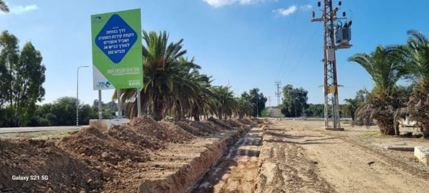 עבודות החישוף בעוטף עזה (דוברות משרד הביטחון)