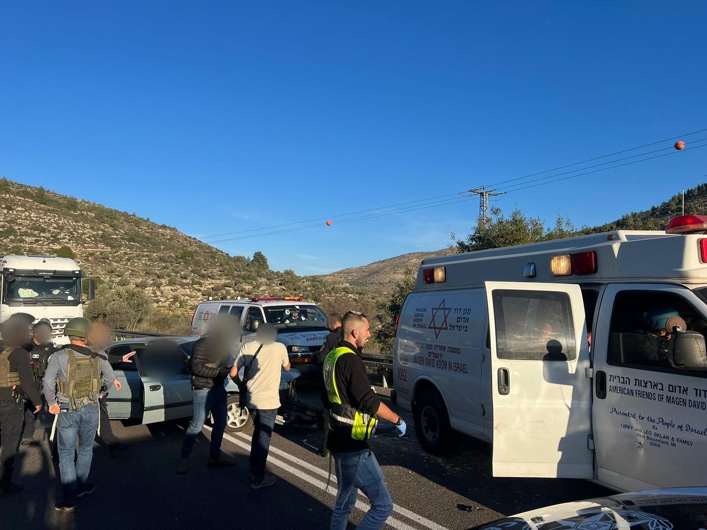 בן 30 נרצח בפיגוע ירי בצומת המשטרה הבריטית בבנימין