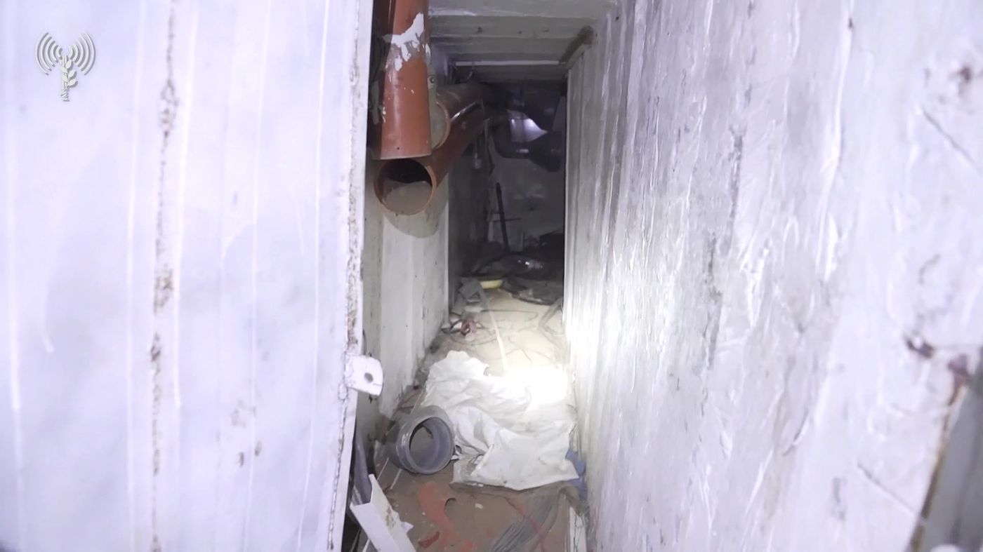 צה"ל חושף: תיעוד המנהרה בה הוחזקו החטופים בעזה