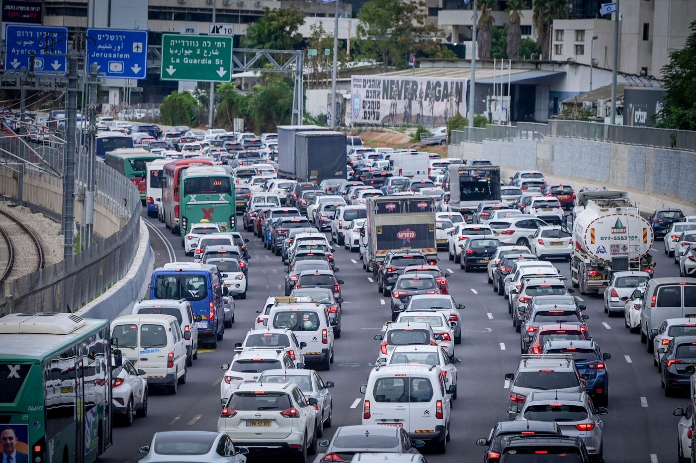 נהגים שימו לב: איילון צפון ייחסם ממעפילים למחלף חוף השרון