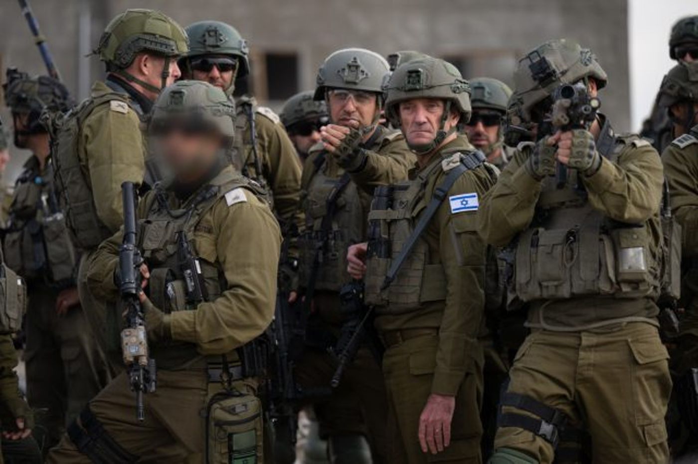 הרמטכ"ל בזירת האסון באל מועאזי (דובר צה"ל)
