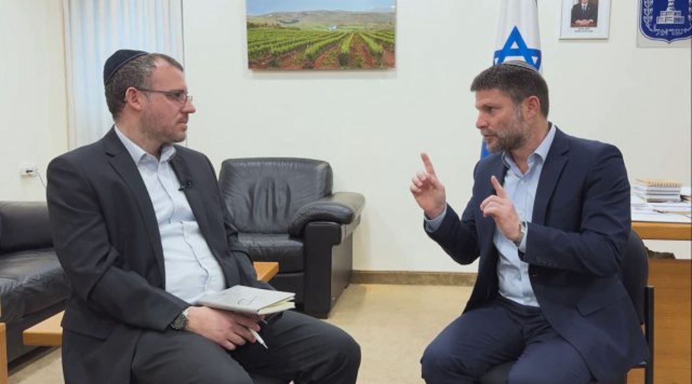 סמוטריץ' בראיון לסרוגים (אשר רוט)