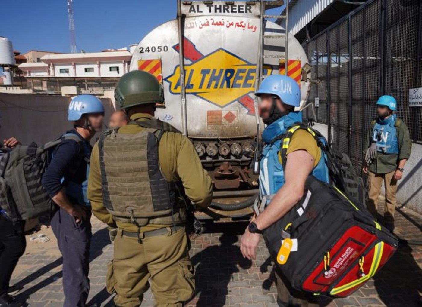 הכנסת סולר לבית החולים נאצר (דובר צה"ל)