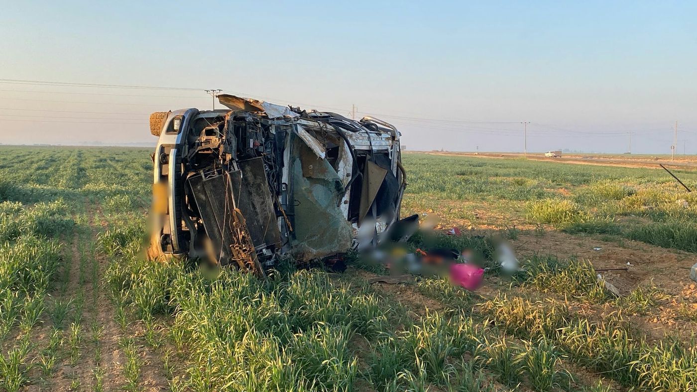 אדם נהרג בהתהפכות רכב בעוטף עזה
