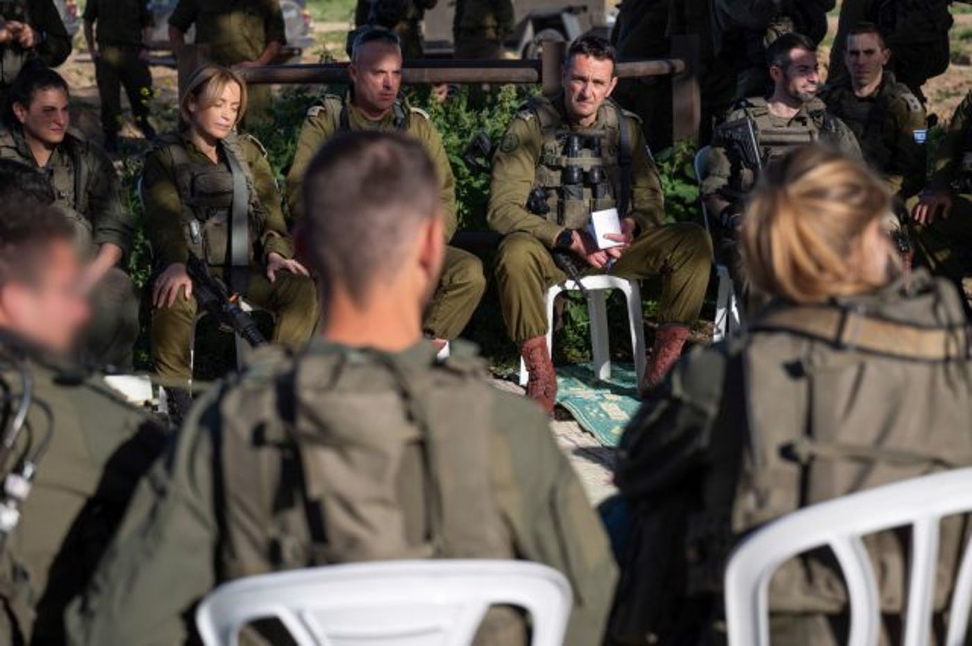 הרמטכ"ל בשיח עם לוחמי איסוף (דובר צה"ל)