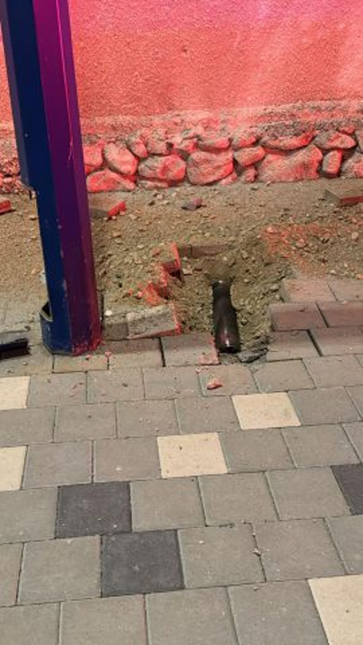 זירת הנפילה בשדרות