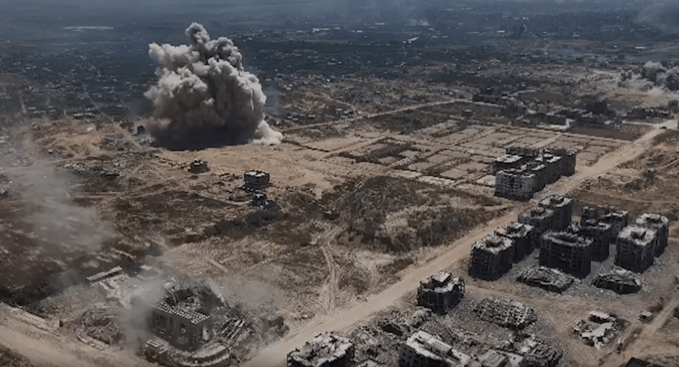 העשן עלה מעל הנחל: עשרות פירי מנהרות הושמדו
