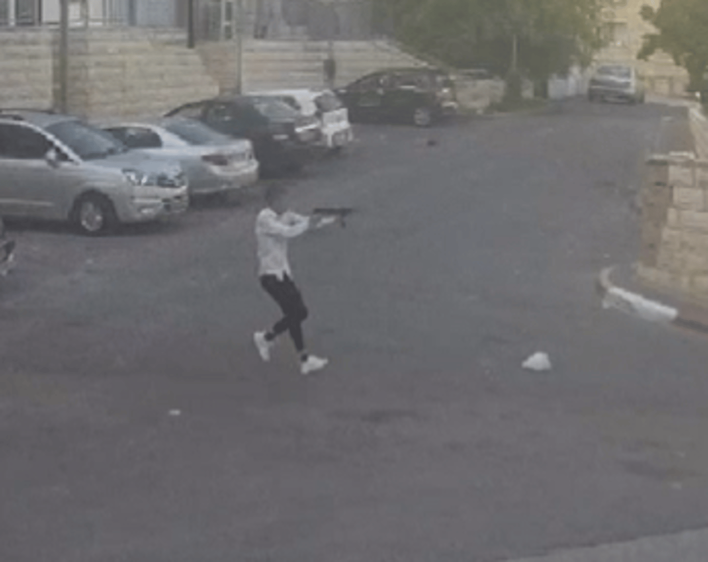 דורסים, מנסים לירות ונמלטים. תיעוד הפיגוע