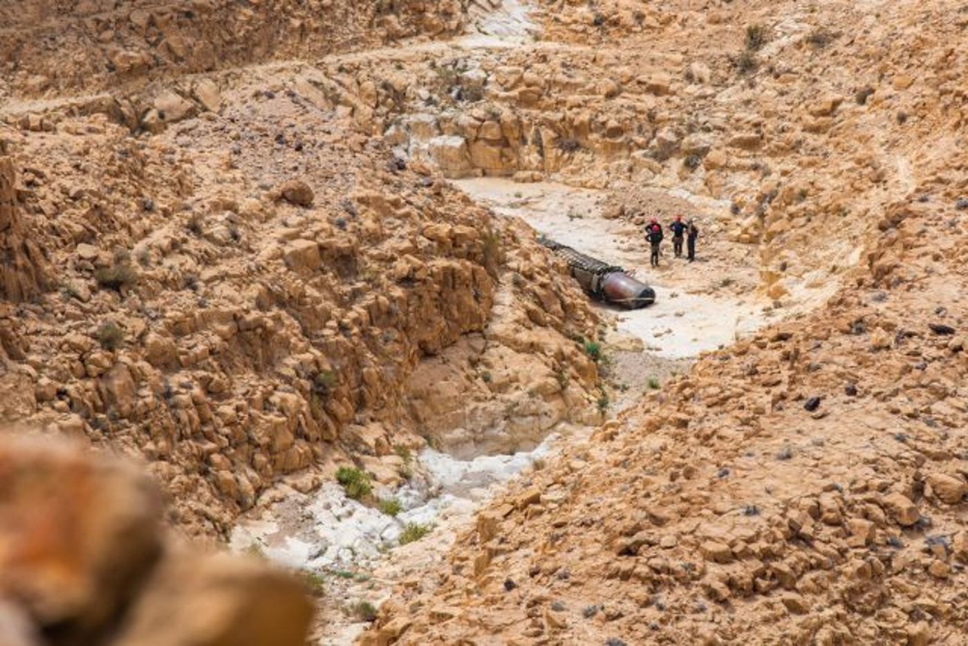 לאחר שבועיים: צה"ל פינה את שרידי הטיל האיראני