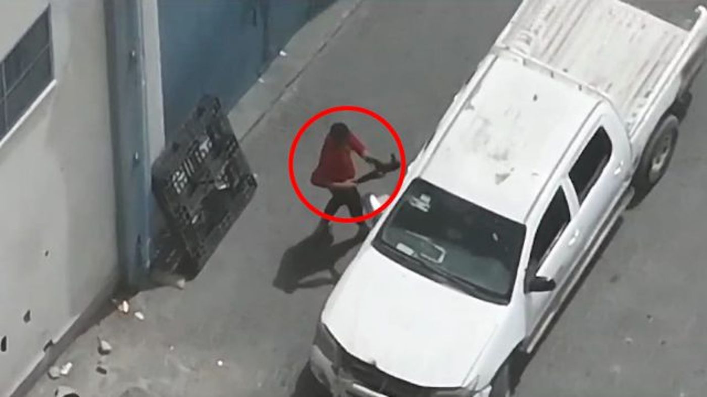צפו: מחבלים מבצעים ירי במתחם של אונר"א