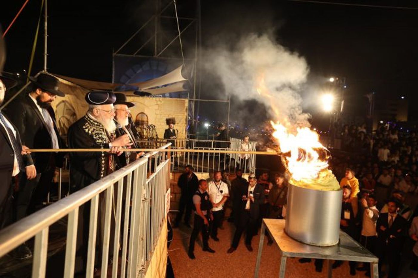 במקום מירון: ההדלקה עברה לשמעון הצדיק