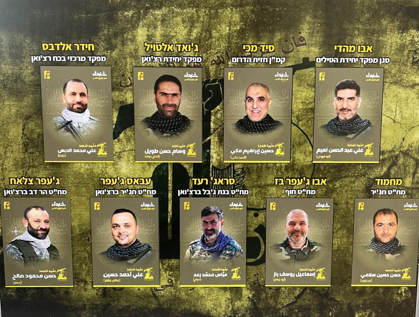 גלנט חושף: מעל 300 מחבלי חיזבאללה חוסלו
