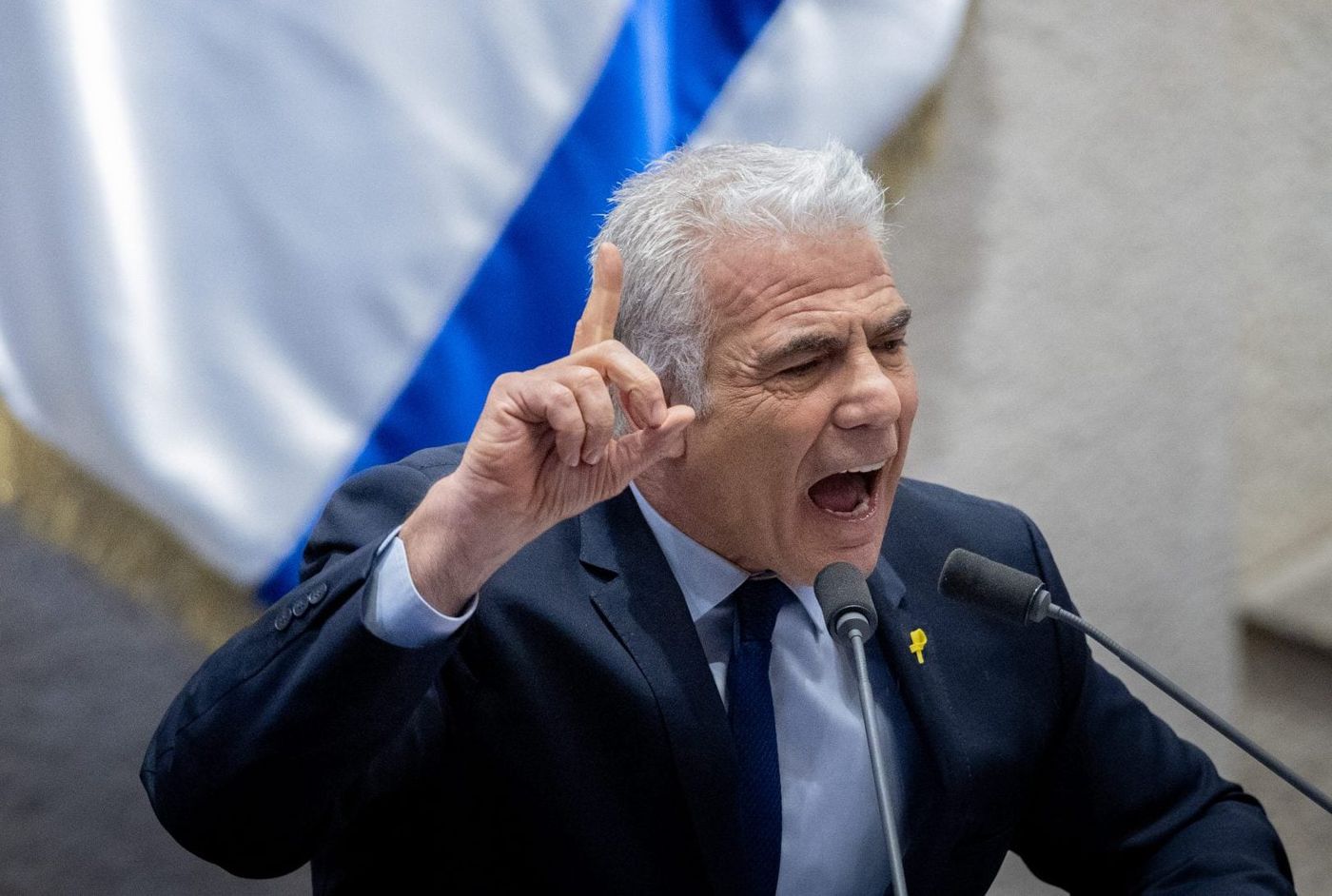 יאיר לפיד | חיים גולדברג, פלאש 90